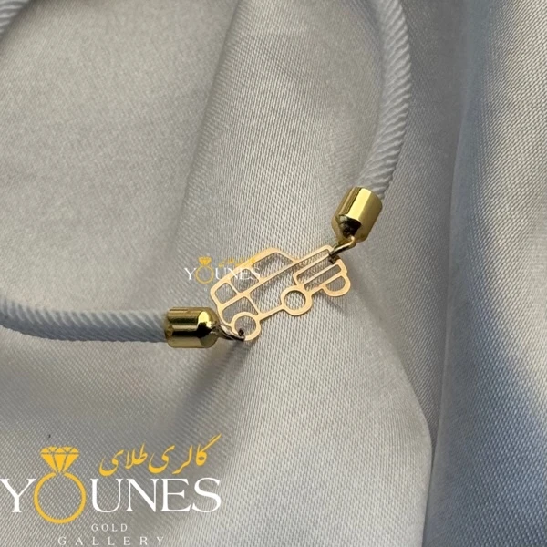 دستبند پاترول ( ماشین افرود) طلا لیزری